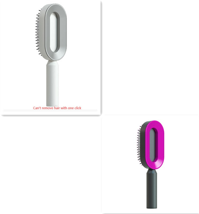 Self-Cleaning Anti-Static Hair Brush | Air Cushion Detangler