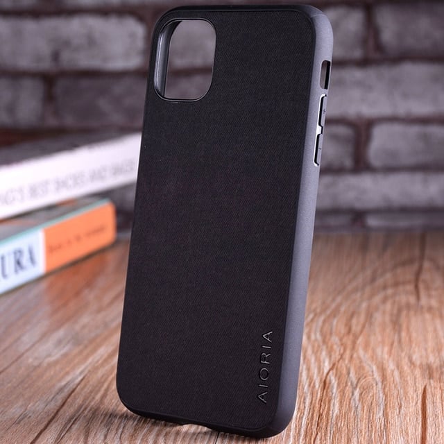 Axl Fabric Phone Case – Business Style Cover for iPhone Fabric Phone Case Axl Black 11