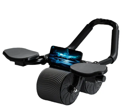 Automatic Rebound Abdominal Wheel Axl Black Without Watch Hassock
