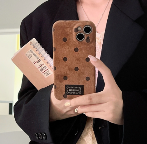 Fluffy Wave Dot Phone Case Compatible With Various Models Axl