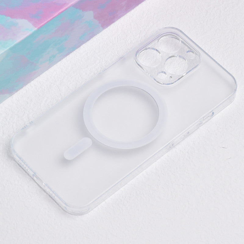 Transparent Glass MagSafe iPhone Case – 38-Magnet Protection