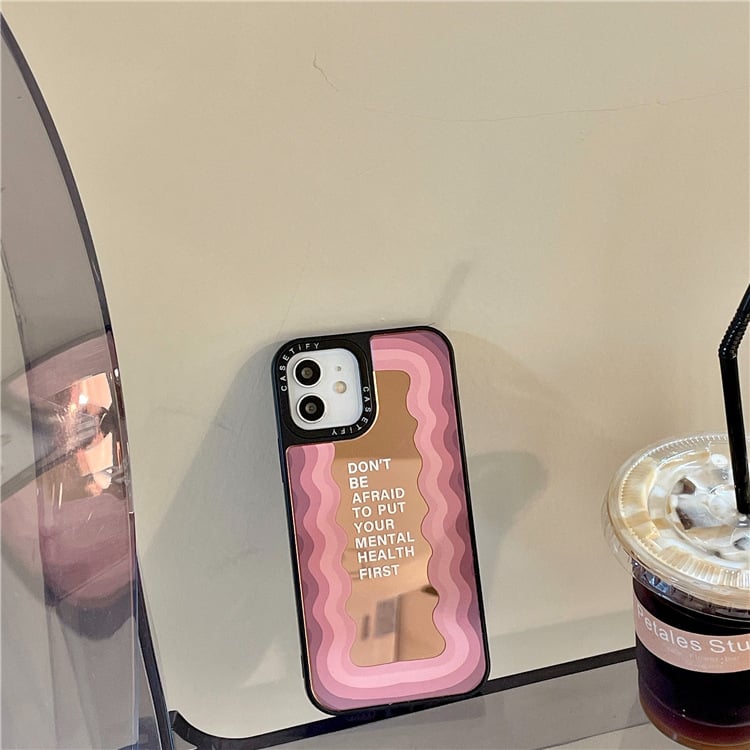 Purple Mirror iPhone Case – TPU All-Inclusive Cover | Axl Phone Mirror Case Axl Rose gold mirror / Iphone 11