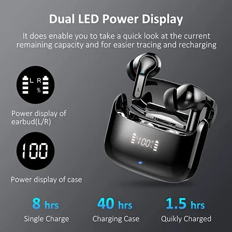 TWS Earphones with ENC, 7-Hour Battery Life, Clear Calls Axl