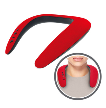 Neckband Bluetooth Speaker with U-Shaped Design Axl Red