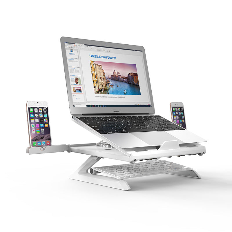 Adjustable Aluminum Laptop Stand – Foldable Ergonomic Riser Laptop Stand Axl