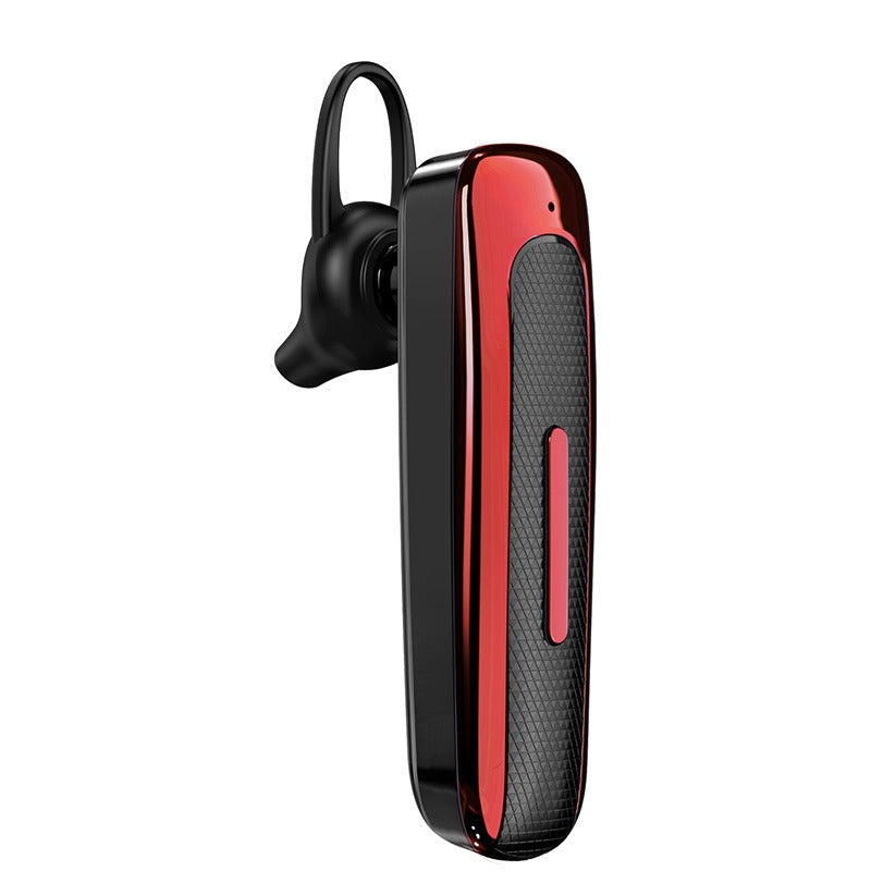 Axl E1 Bluetooth 5.0 Single In-Ear Wireless Headset – 20Hr Bluetooth Headset Axl Black Red