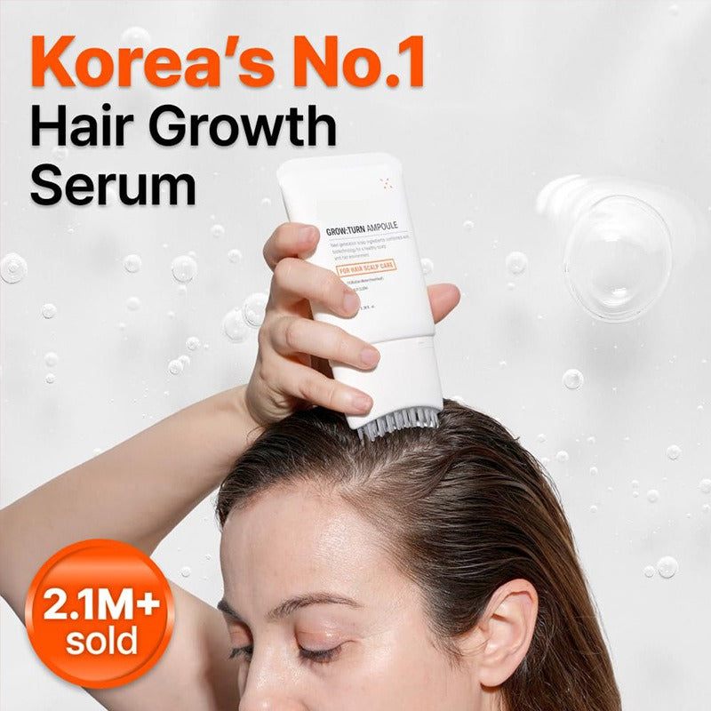 Hair Growth Serum with Built-in Massage Brush 100ml Axl