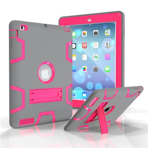 Full Coverage Silicone Kids Tablet Case with Stand Axl Rose grey