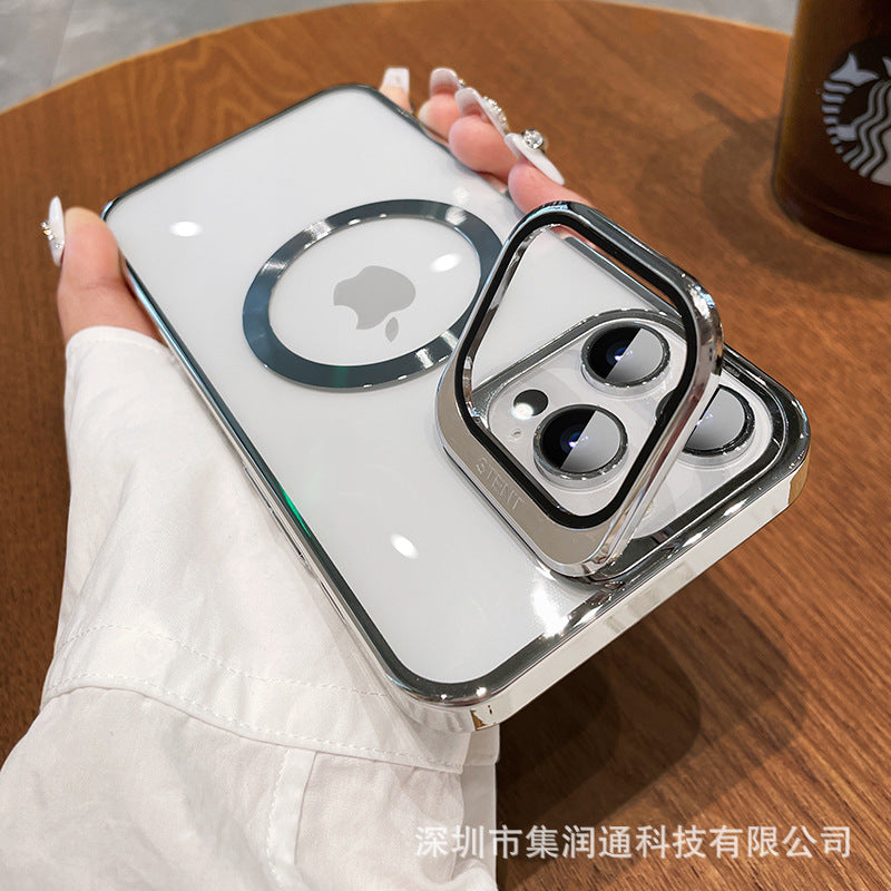 Axl Magnetic Hard Case with Stand for iPhone 15 Pro Max