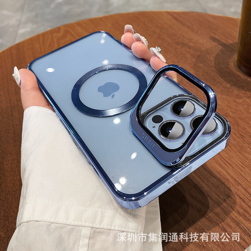 Axl Magnetic Hard Case with Stand for iPhone 15 Pro Max