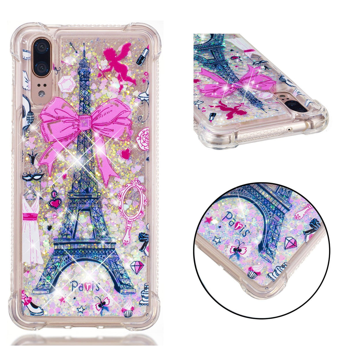 Glitter Quicksand TPU iPhone Case – Sparkle Soft Shell Cover